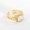 Multicolor, variant on Copper Chain Shaped Ring With Micro Inlaid Zircon Geometric Design For Everyday Wear And Special Occasions Jewelry