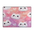 thumbnail image 2 of Area Rug Indoor 80"x58"in Non-Slip Wear Resistant Floor Mats Soft Large Carpets for Living Room Bedroom Home Decor Cute Birthday Cats, 2 of 7