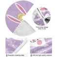 thumbnail image 2 of FMSHPON Easter Tree Skirt Colorful Eggs Bunny Xmas Christmas Tree Skirt Stand Mat for Holiday Party Decoration Indoor Outdoor 48 inches, 2 of 6