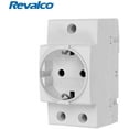thumbnail image 2 of REVALCO 02581 Schuko Modular Power Socket, White, 5.9 x 4.5 x 7.3 cm, 2 of 2