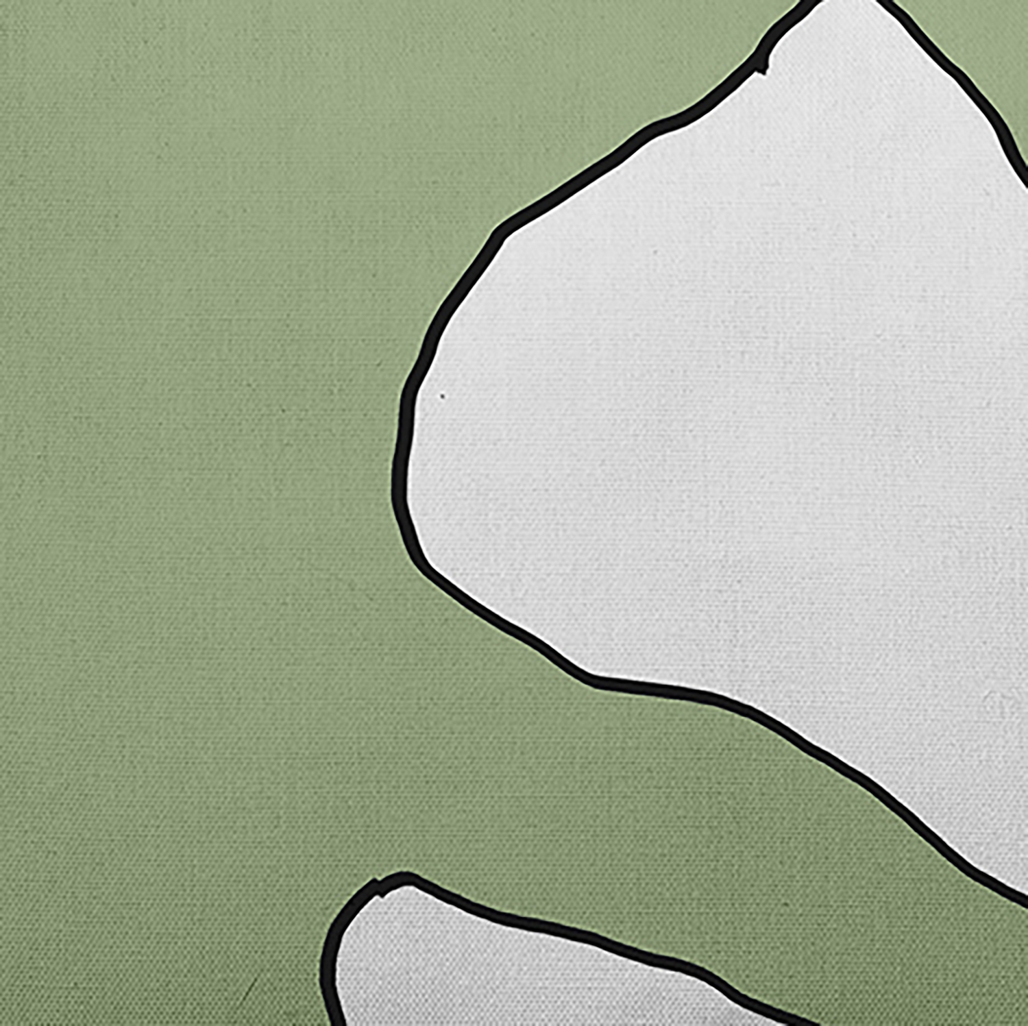 Simply Daisy 14 in x 20 in Modern/Contemporary Green/White Floral Polyester Decorative Lumbar Pillow