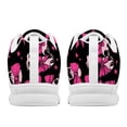 thumbnail image 4 of chaqlin Skull Slip on Sneakers Women Size 13 Walking Mesh Shoes Bow Tie Lace Up Running Sneaker Comfortable Work Flats Outdoor Fitness Sports Shoes, 4 of 7