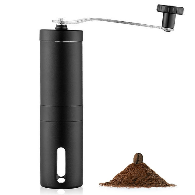 Yeacher Moulin à Café Manuel Moulin à Café Portatif à Main avec Réglage Réglable Meule Conique en Céramique Moulin à Café en Acier Inoxydable pour Café Filtre Espresso pour la Maison et le Voyage