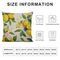 thumbnail image 5 of COMIO  Lemon Throw Pillow Cushion Cover,Lemon Fruits with Flowers and Leaves Pattern Decorative Home Decor Sofa Couch Desk Chair Bedroom, 5 of 5