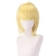 thumbnail image 1 of Peluca corta para cosplay, rubia, con flequillo, 35 cm, resistente al calor, 1 of 3