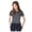Black - 001, variant on Aeropostale Womens Crop Basic T-Shirt, Black, Juniors, Large