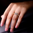 thumbnail image 4 of Moissanite Full Eternity Band for Women, White Gemstone Band Ring in Gold (3.50 CT, Certified Moissanite Gemstone, D-VS1 Quality), 18K Yellow Gold, US 4.25, 4 of 9