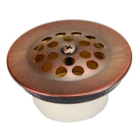 Bathtub Tub Replacement Drain Trim kit - Antique Copper Finish, Venetian Bronze, Trip Lever Type, by Plumb USA
