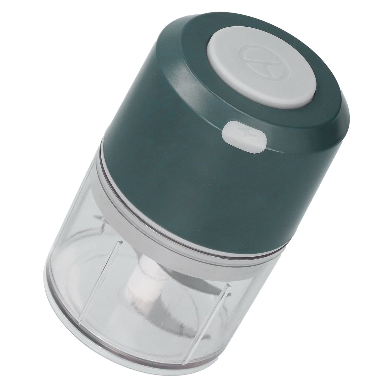 Garlic Mincer, Double-Layer Stainless Steel Cutter Head USB Rechargeable  Food Processor  For Ginger For Kitchen Green