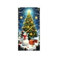 thumbnail image 2 of Christmas Door Cover Santa Claus Design, Festive Holiday Door Curtain, Durable Polyester Decor for Home Entrance, Wall, Table Party Decoration, Easy to Install for Christmas Party Decor 35 X 71 Inch, 2 of 7