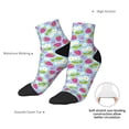 thumbnail image 6 of Pofeuu Strawberry And Flowers Print 30cm Socks, Adult Running Hiking Socks for Youth and Adult, 6 of 7
