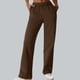 thumbnail image 1 of TaTaai Women Solid Color Elastic Waist Sweatpants Casual Sports Long Pants with Pockets Comfy All Season Loose Fit Daily Wear Gift, 1 of 7