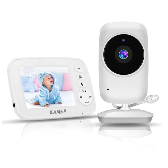 Monitor De Video Para Bebés Con Cámara De Visión Nocturna