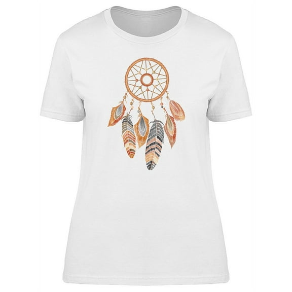 Tribal Dreamcatcher With Feather T-Shirt Women -Image by Shutterstock, Female x-Large