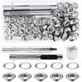 thumbnail image 1 of Grommet Kit Eyelets Tools Metal Grommet Eyelet Kit with Grommet Tools for Canvas Tarp Tent Repair (8MM), 1 of 5