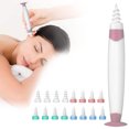 thumbnail image 1 of Removedor de cera de los oídos Kit de removedor de cera de los oídos Herramienta de eliminación de cera de los oídos en espiral inteligente con 15 piezas Hisopo de cabezales de reemplazo suave para niños adultos Ormromra 222584-3, 1 of 6