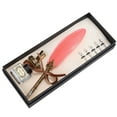 thumbnail image 1 of Feather Pen GiftFeather Pen Set Craft Quill Dip Pen Feather Pen Set Optimized for Excellence, 1 of 5