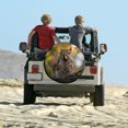 thumbnail image 6 of Heavy Duty Spare Tire Cover Funny Squirrel Wheel Protectors Weatherproof Wheel Covers Cute Animals Tire Cover for Camper Trailer Truck SUV Universal 12inch, 6 of 8