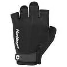 Gants Fitness Harbinger Power Gloves 3.0 - Paume Cuir - Demi-doigts - Fermeture Velcro - Homme