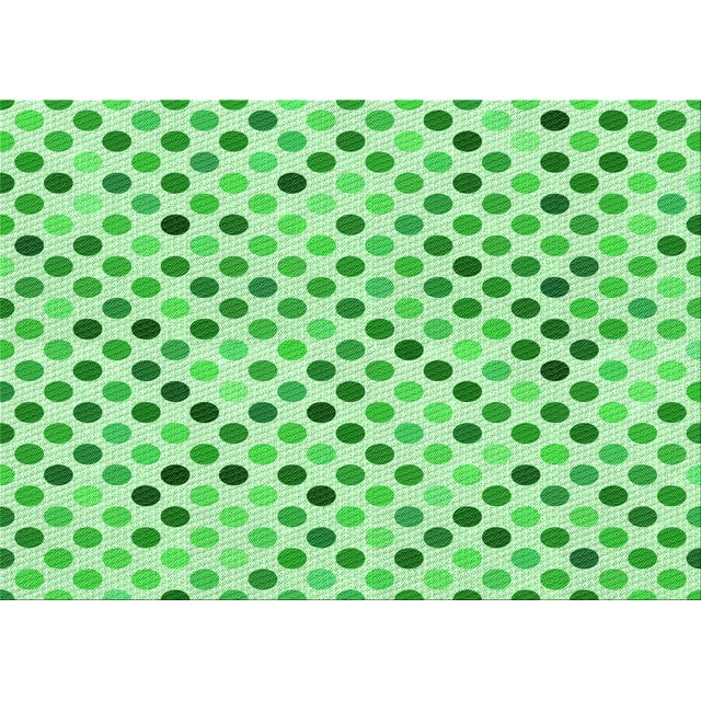 Ahgly Company Machine Washable Indoor Rectangle Transitional Jade Green Area Rugs, 8' x 10'