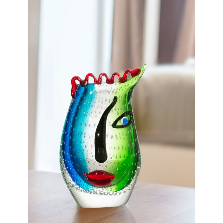 Dale Tiffany Solange Hand Blown Art Glass Vase - Walmart.com