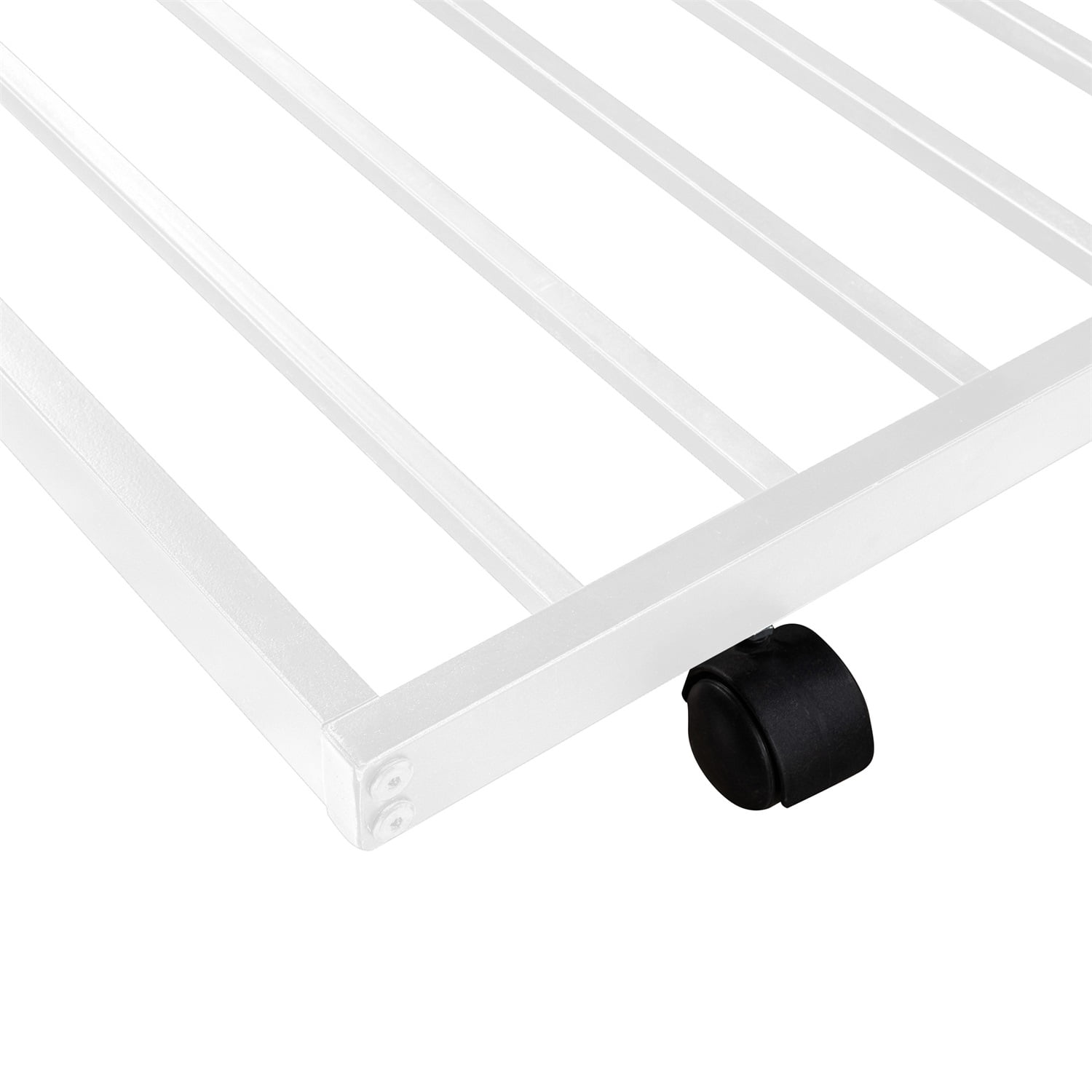 Kadyn Metal Bunk Bed, Twin-Over-Twin Bed with Trundle, Can be Divided into two beds, Modern Bunk Bed Frame for Juniors, White