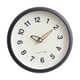 thumbnail image 4 of Reloj de pared nórdico silencioso de 10 pulgadas para dormitorio, oficina, cafetería y bar. Gris, 4 of 9