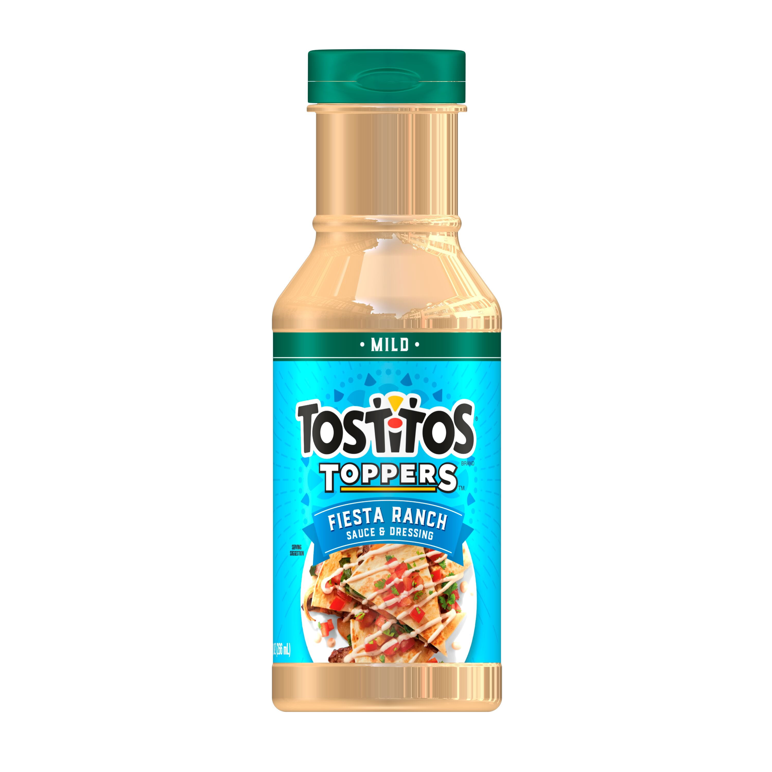 Tostitos Toppers Sauce and Dressing, Fiesta Ranch, 9 oz Bottle