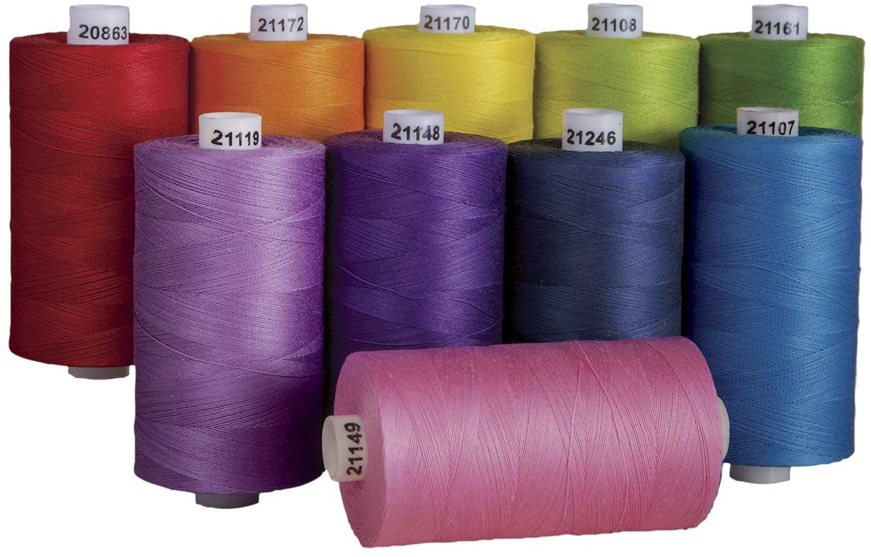 Sets thread. 100 хлопок art. cotone бабина. cotton thread. 2 cotton spools. fair cotton craft 601.