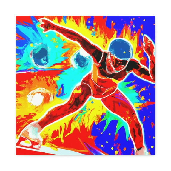 Skaters on Roller Skates - Canvas