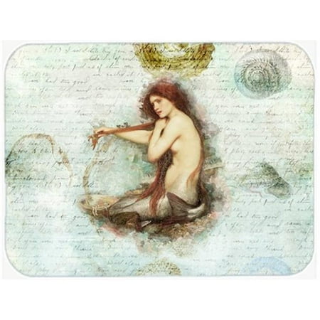 

15 x 12 in. Mermaids and Mermen Glass Cutting Board - Large
