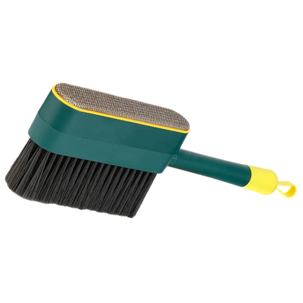 Cepillo de limpieza de polvo para el hogar, escoba de mano, escobas de mano para cocina, cepillo de limpieza de goma suave para el hogar
