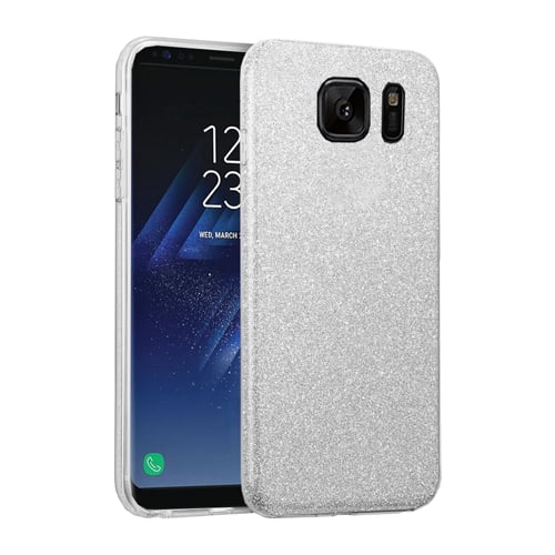 Silver Glitter Case Sparkle Bling TPU Cover for Samsung Galaxy S8