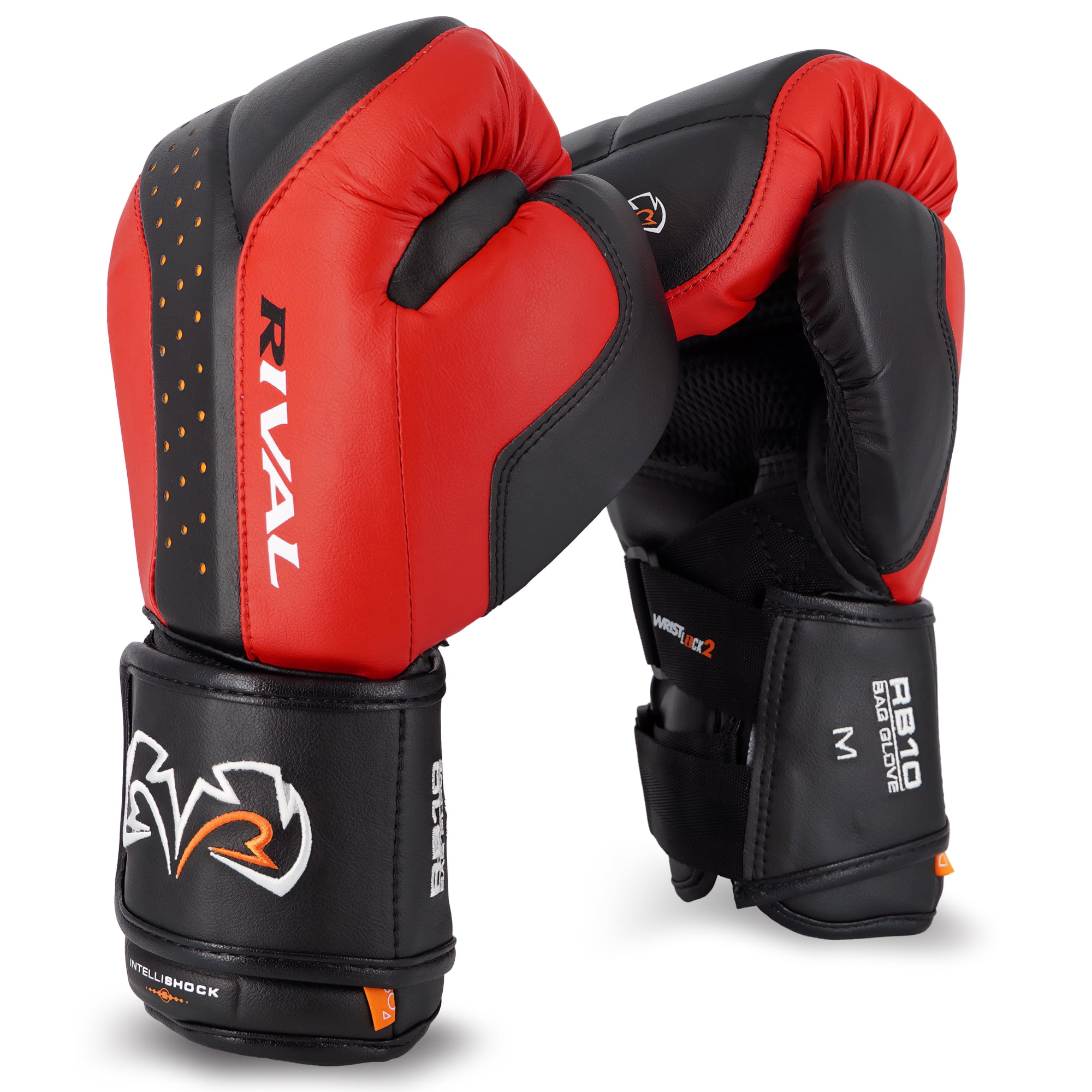 Rival d3o Intelli-Shock Bag Gloves - Medium - Black/Red