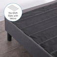 thumbnail image 4 of DeCoro Claridge Upholstered Mattress Foundation | Platform Bed | Metal Frame with Wood Slat Support | Grey, King, 4 of 11