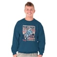 thumbnail image 5 of Smurfs Concert Poster 80s Cartoon Sweatshirt for Men or Women Brisco Brands S, 5 of 6