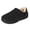 Black, variant on LongBay Men's Slippers Warm Bedroom House Shoes Slip-On Memory Foam Winter House Slippers for Indoor Outdoor