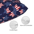 thumbnail image 3 of KLL American Stars Pillow Covers Envelope Closure,Super Soft and Cozy Fuzzy Fleece Pillow Case Cover (No pillow core） 20"x30", 3 of 5
