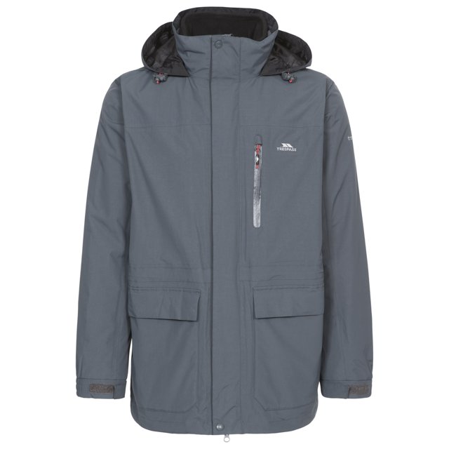 Trespass - Chaqueta Impermeable Edgewater II 3 en 1 para Hombre (Carbón) Trespass UTTP3772_carbon