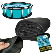 U.S. Pool Supply Ground Shield 21-Foot Round Heavy Duty Pool Liner Pad for Above Ground Swimming Pools - Protects Pool Liner, Prevents Punctures, Weed Barrier, Eco-Friendly Fabric - Extends Liner Life