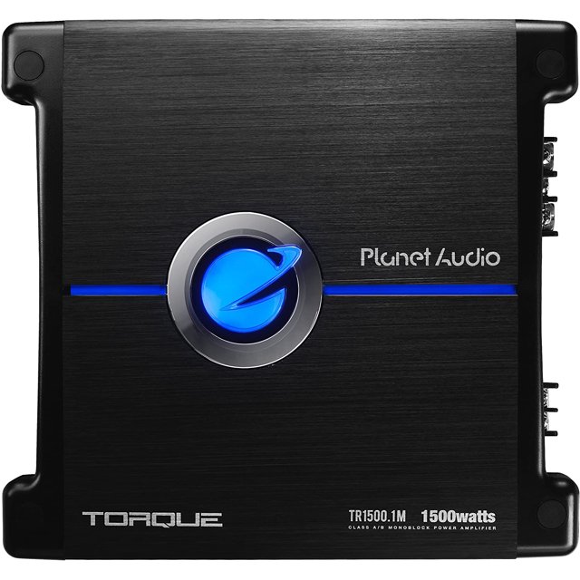 Planet Audio TR1500.1M Monoblock Car Audio Sub Amplifier, 1500 Watts, 2/4 Ohm