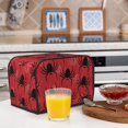 thumbnail image 6 of Uemuo Spider Print Toaster Cover 2 Slice, Small Kitchen Appliance Covers, Toaster Oven Cover with Loop, Bread Machine Cover Dust Cover Protection, 6 of 7