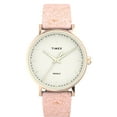 thumbnail image 2 of Timex TW2U40500 37 mm Trend Fairfield Cream Dial Womens Watch, Pink Leather Strap, 2 of 2