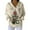 Beige, variant on Women's Casual Fashion Long-Sleeve Zip-Up Hoodie with Christmas Print, Knitted Pullover for Comfortable Wear and Style,Earthy Yellow,2XL