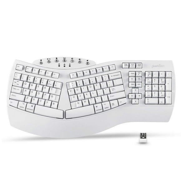 Teclado Perixx Periboard-612 USB inalámbrico ergonómico