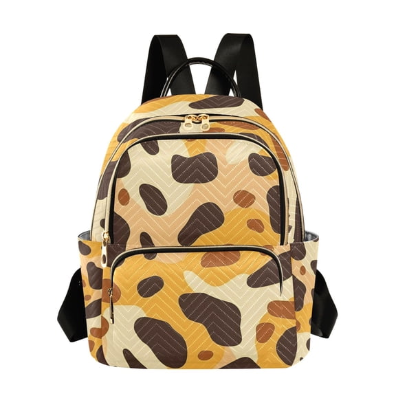 ALAZA Art Leopard Pattern Womens Travel Laptop Backpack Large Daypack Ladies Shoulder Bags S