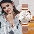 thumbnail image 6 of OLEVS Watches for Women Casual Dress Luxury Analog Quartz Mesh Strap Hearts Easy Read Waterproof Luminous Fashion Ladies Wrist Watches Gifts Relojes para Mujer White/Black, 6 of 9