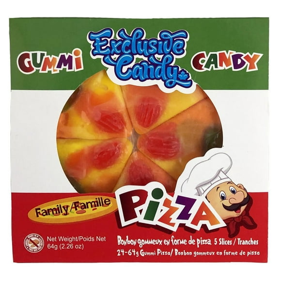 Pizza Gummies, 5 slices, net weight 64g