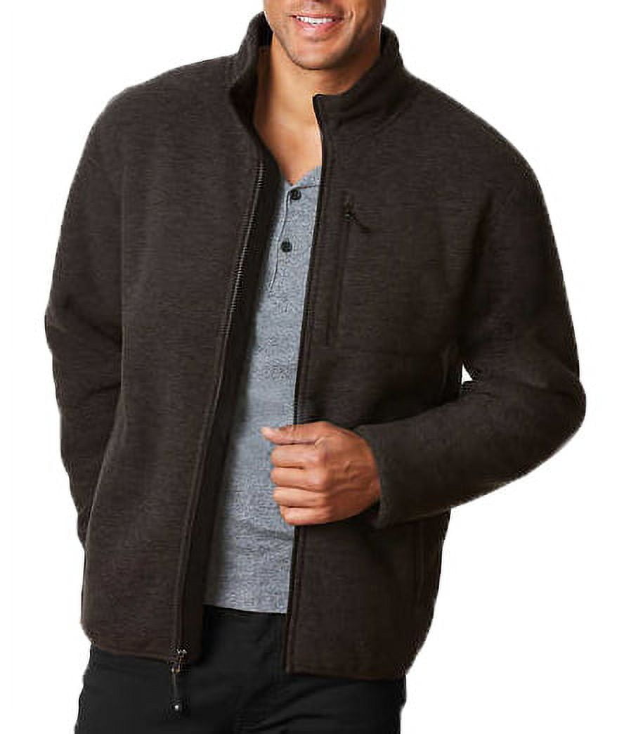 32 Degrees Men's Sherpa Lined Fleece Full Zip Jacket Sweater (XX