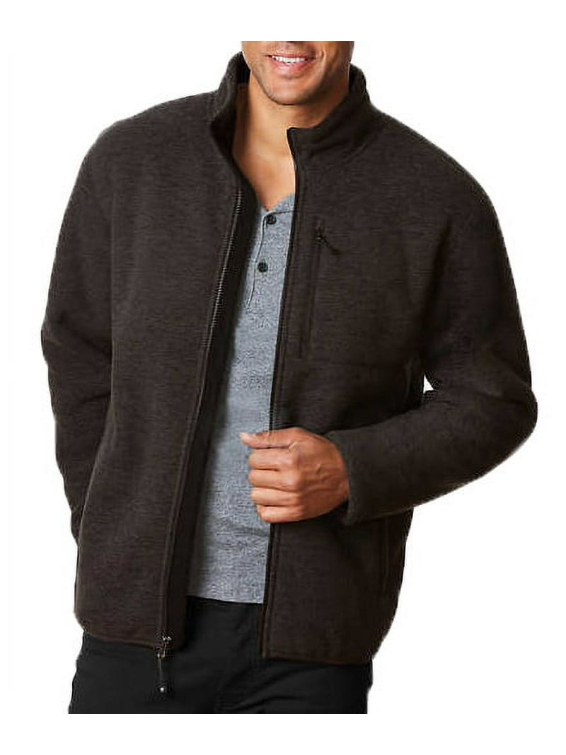 32 Degrees Men's Sherpa Lined Fleece Full Zip Jacket Sweater (XX